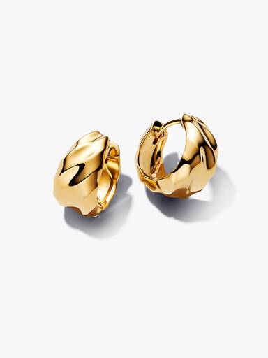 Singularu Pendientes Dana Dots De Acero Baño Oro 18Kt Con Cierre Click Singularu Pendientes Dana Dots De Acero Baño Oro 18Kt Con Cierre Click