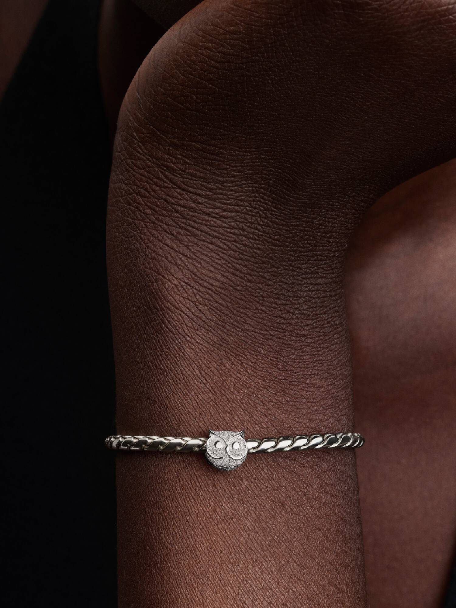 Mini Charm Gufo effetto diamantato