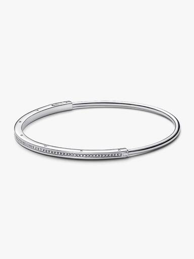 Bracciale Rigido Signature con Pavé
