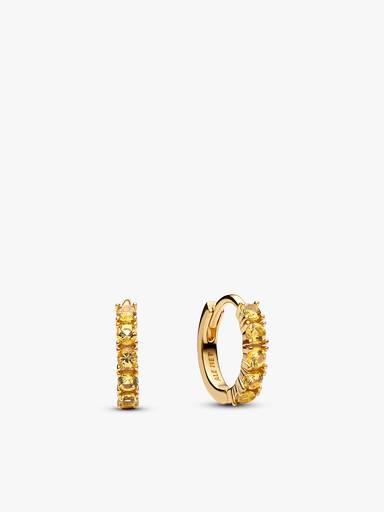 Set Bracciale e Orecchini Cristalli Gialli
