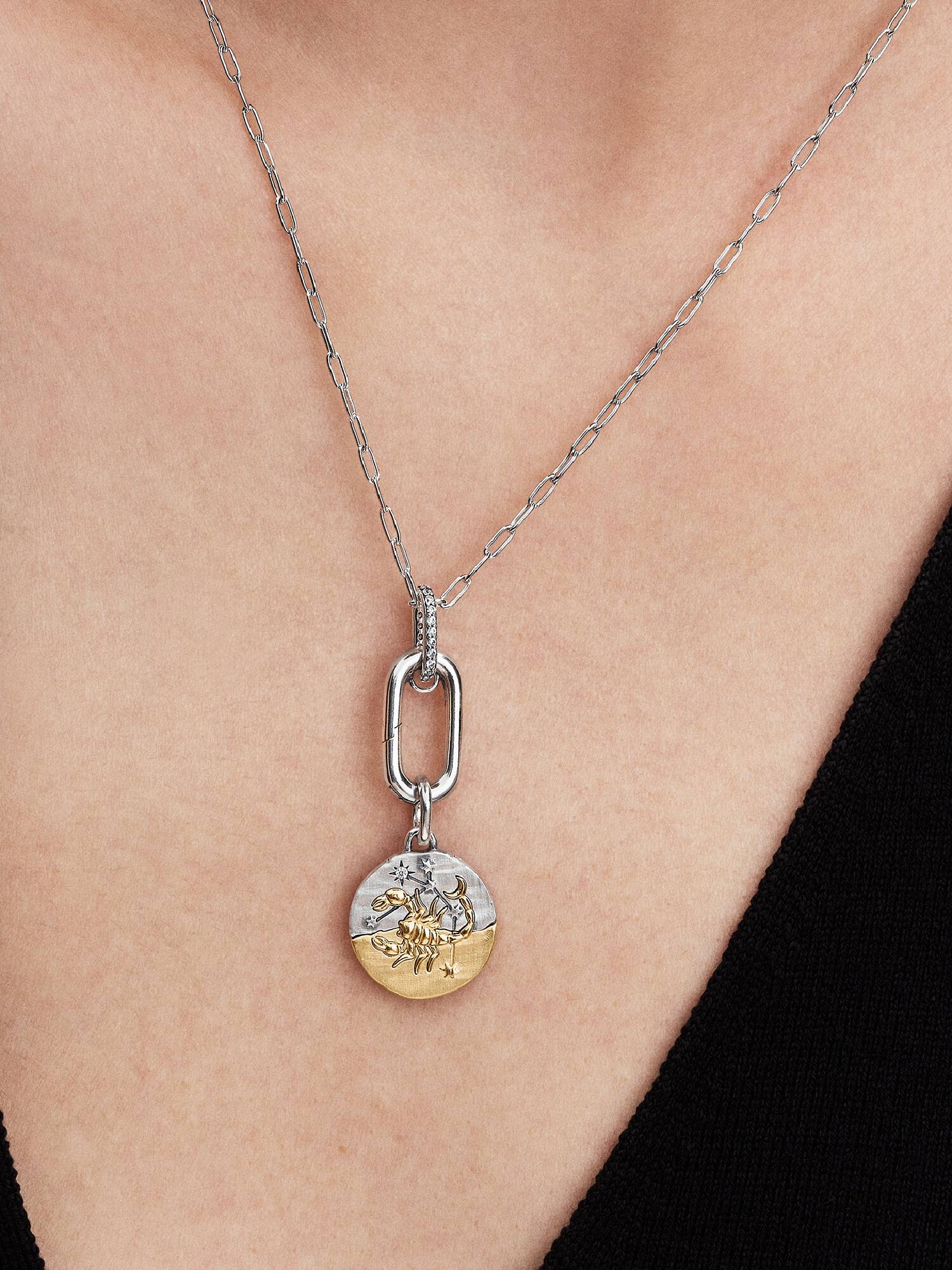 Charm Medallion Scorpione