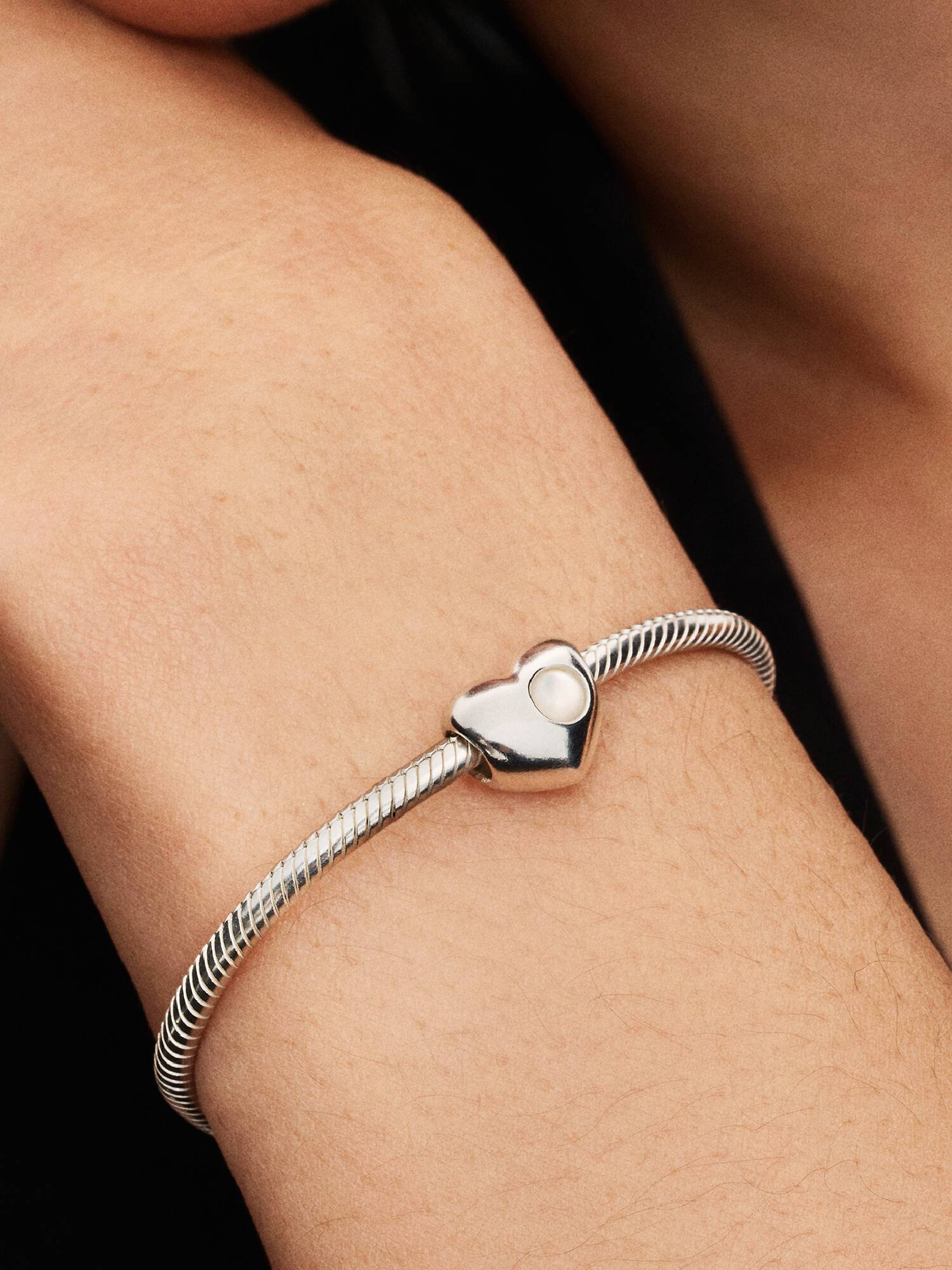 Cuore con Pietra Bianca Madreperla Artificiale Giugno da incidere 