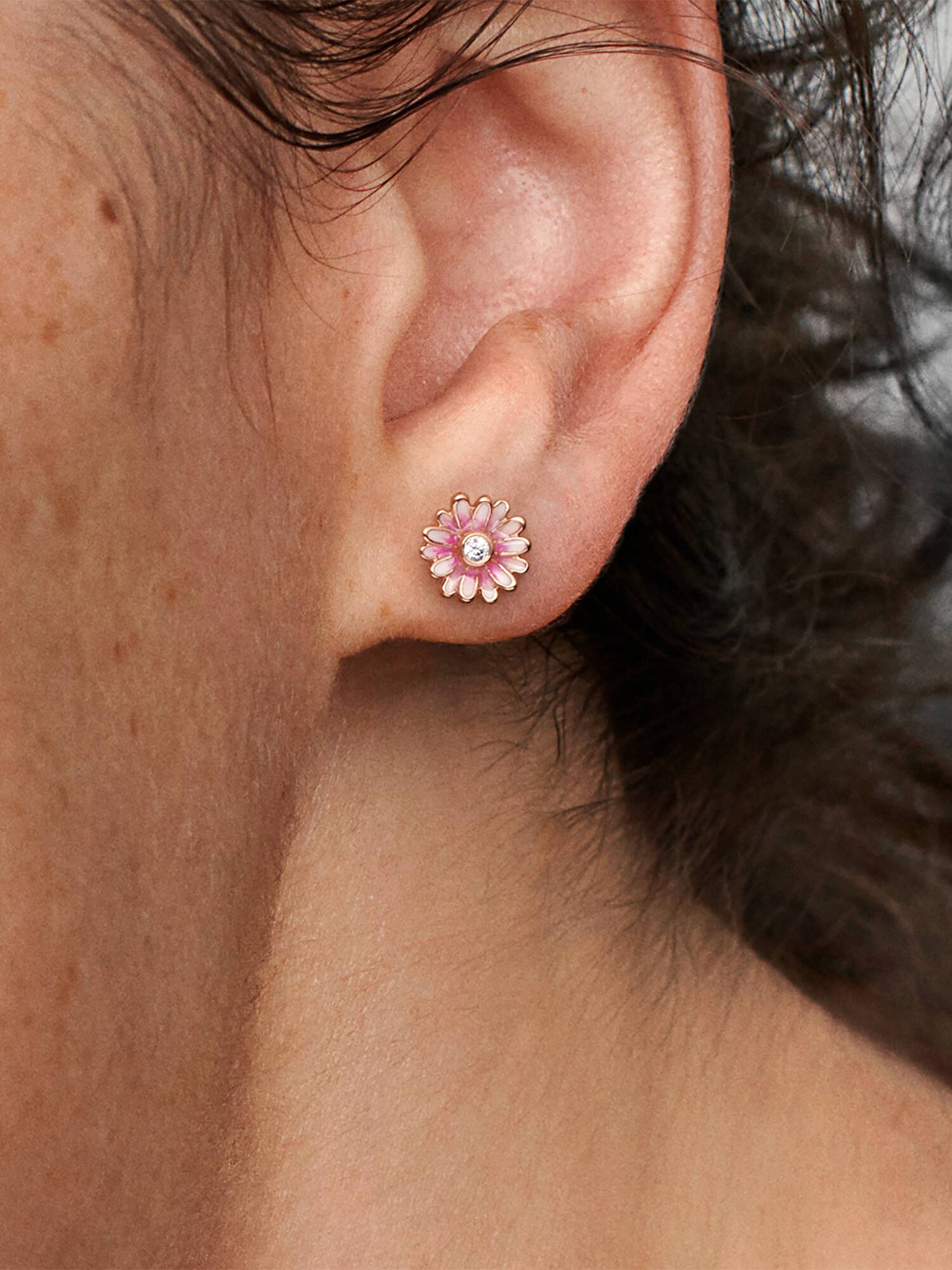 Orecchini Margherite Rosa
