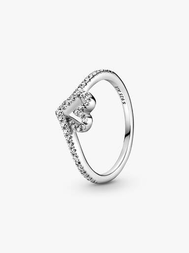 Anello Cuore Desiderio Scintillante