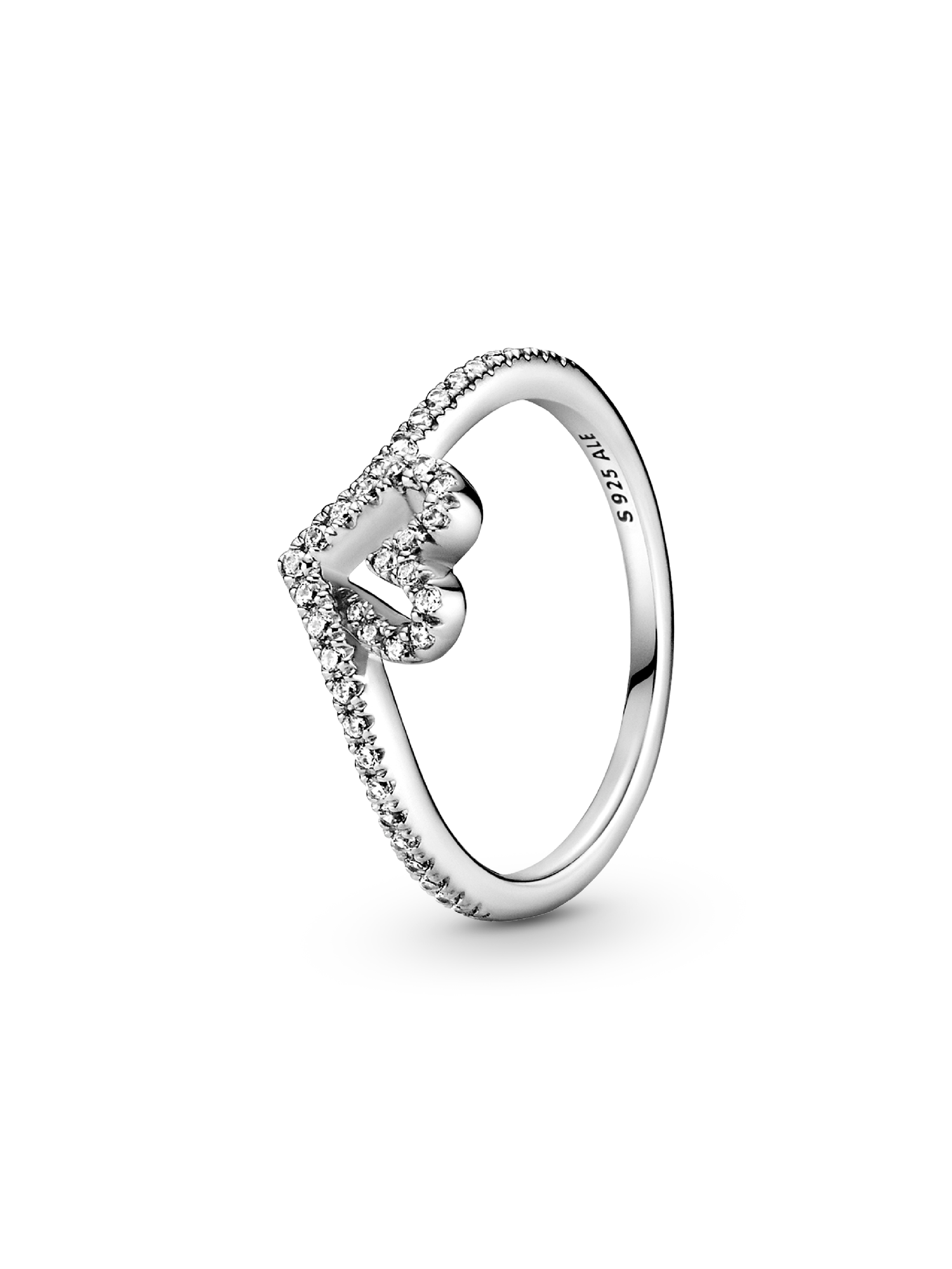 Anello Cuore Desiderio Scintillante