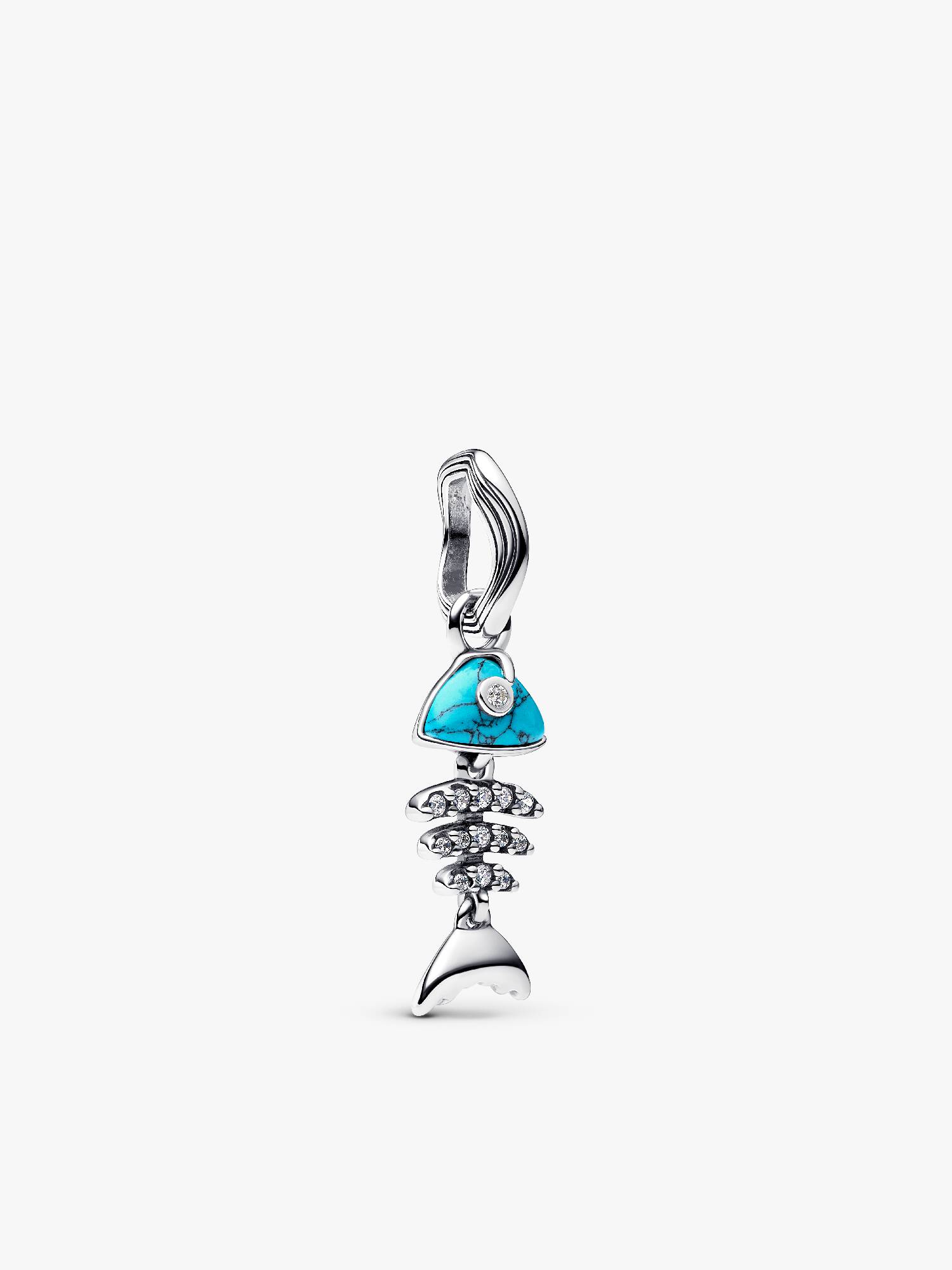 Charm Pendente Lisca Di Pesce Turchese