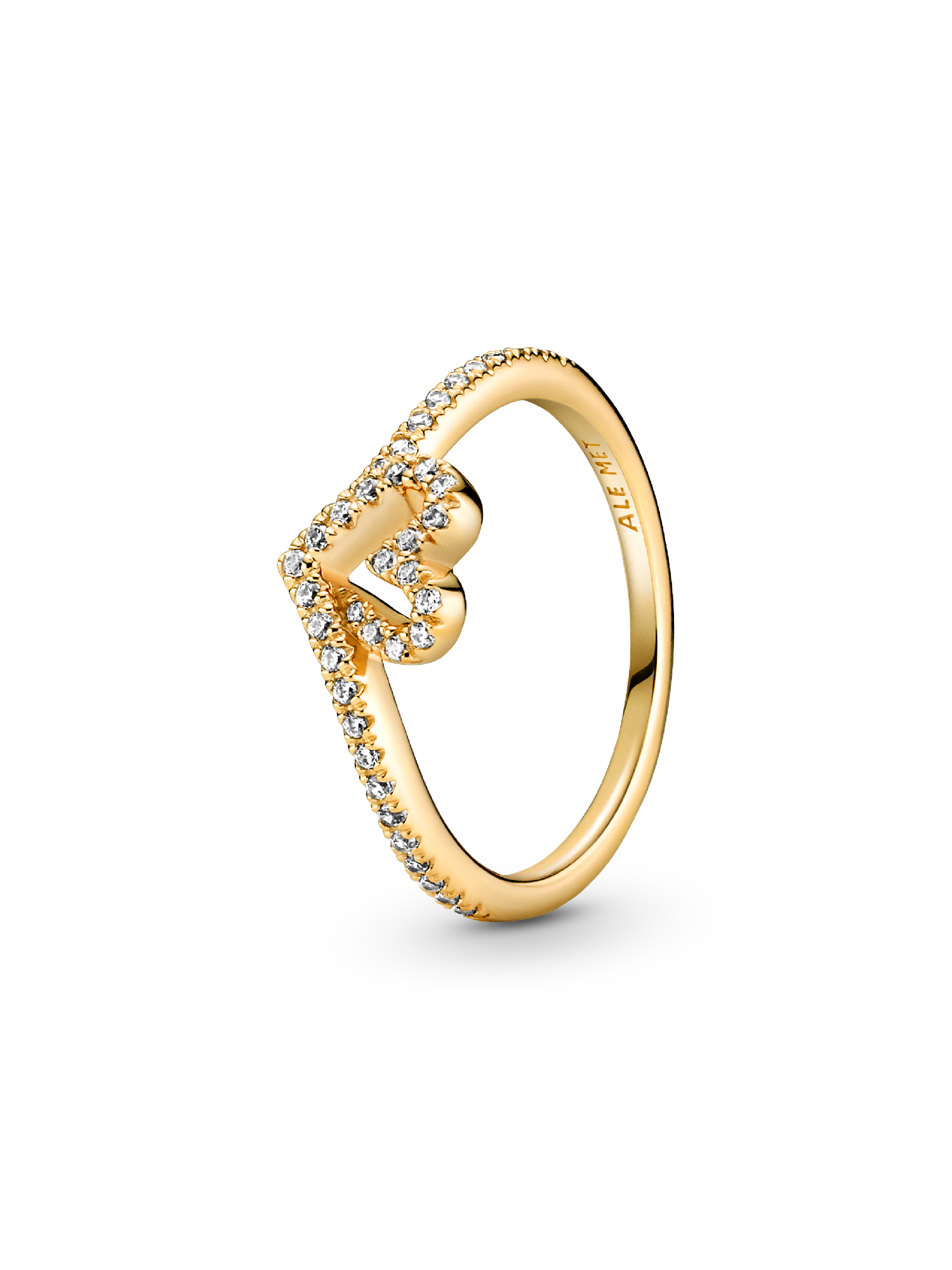 Anello Cuore Desiderio Scintillante