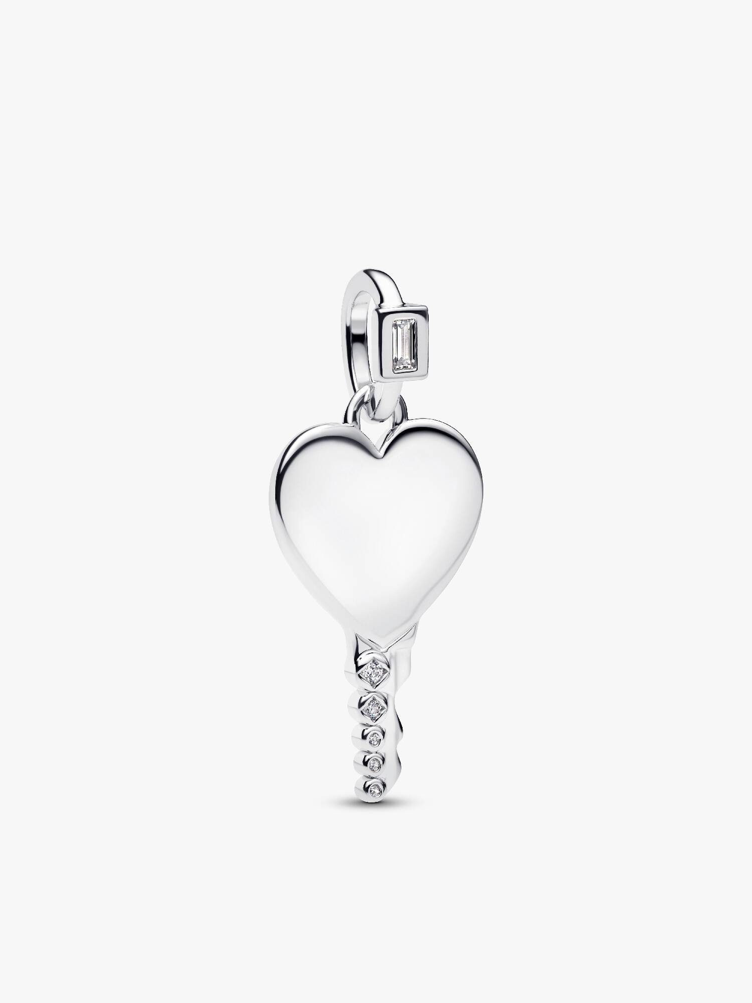 Charm Pendente Chiave a Cuore da incidere