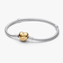 Bracciale maglia snake con chiusura a cuore Bracciale maglia snake con chiusura a cuore