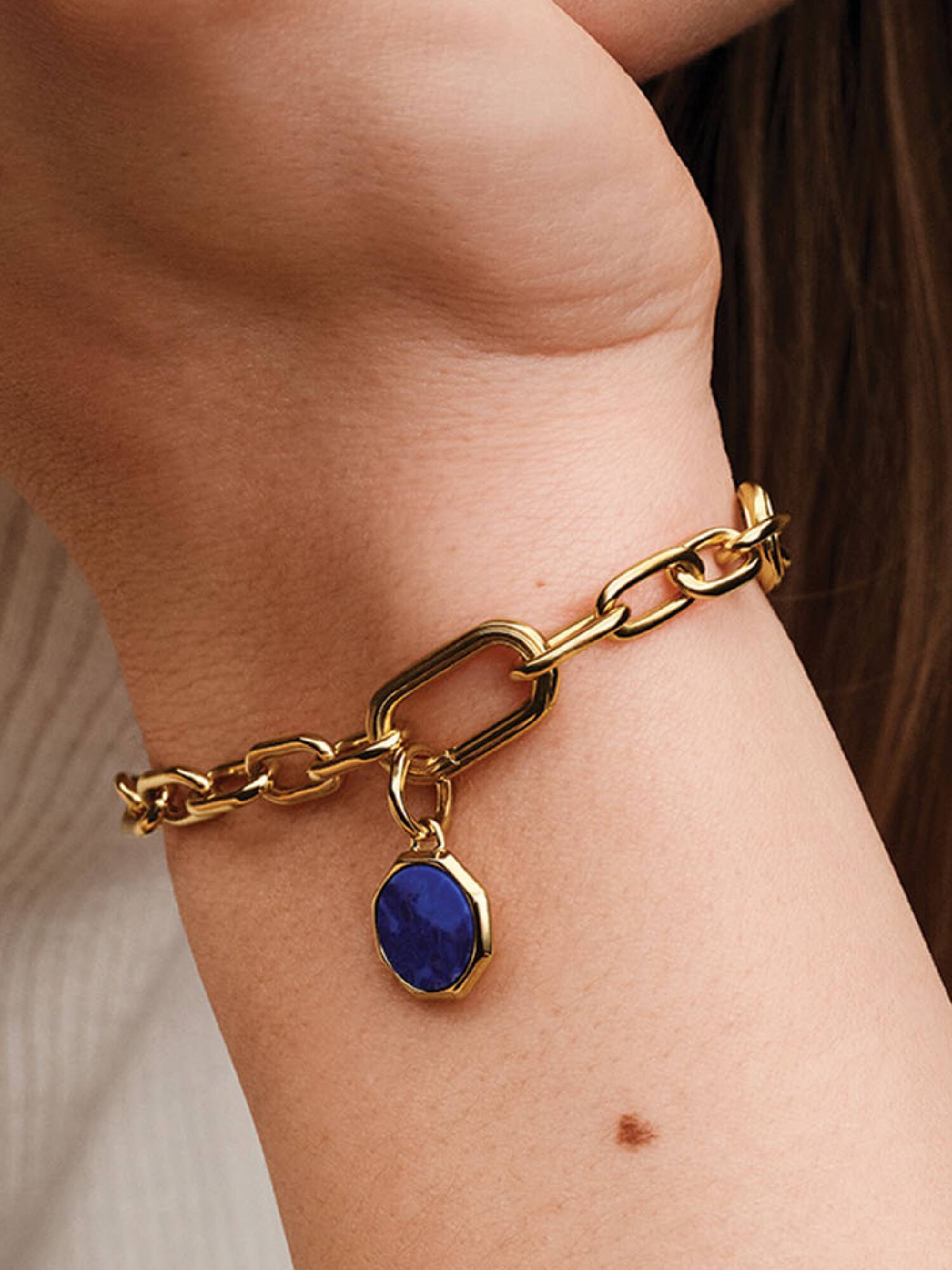 Charm Medallion Mini Blu da incidere Pandora ME