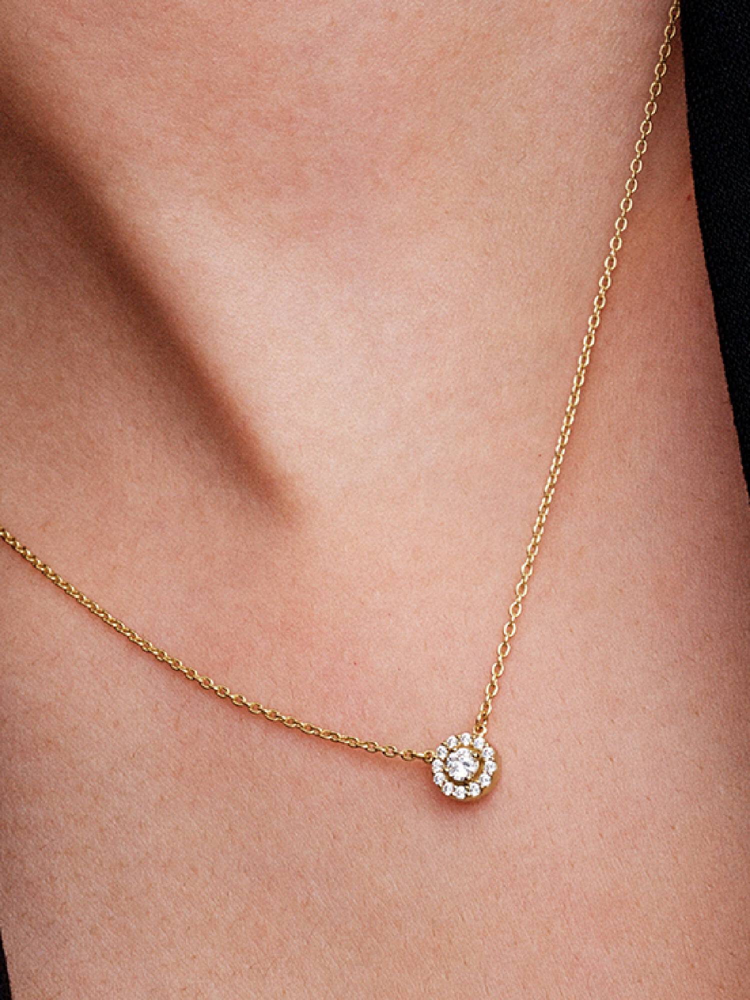 Collana Punto Luce e Pavè