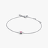Bracciale Era Bezel con diamante creato in laboratorio rosa Bracciale Era Bezel con diamante creato in laboratorio rosa
