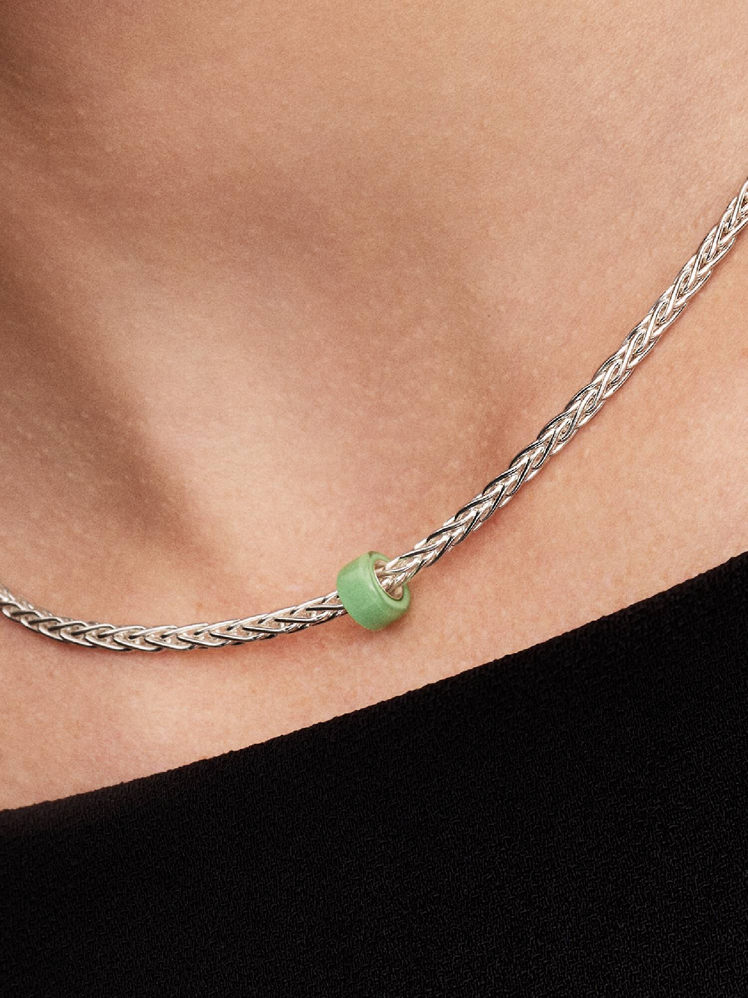 Mini Charm Vetro di Murano Verde 