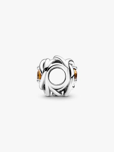 Charm Cerchio Eterno Miele Novembre