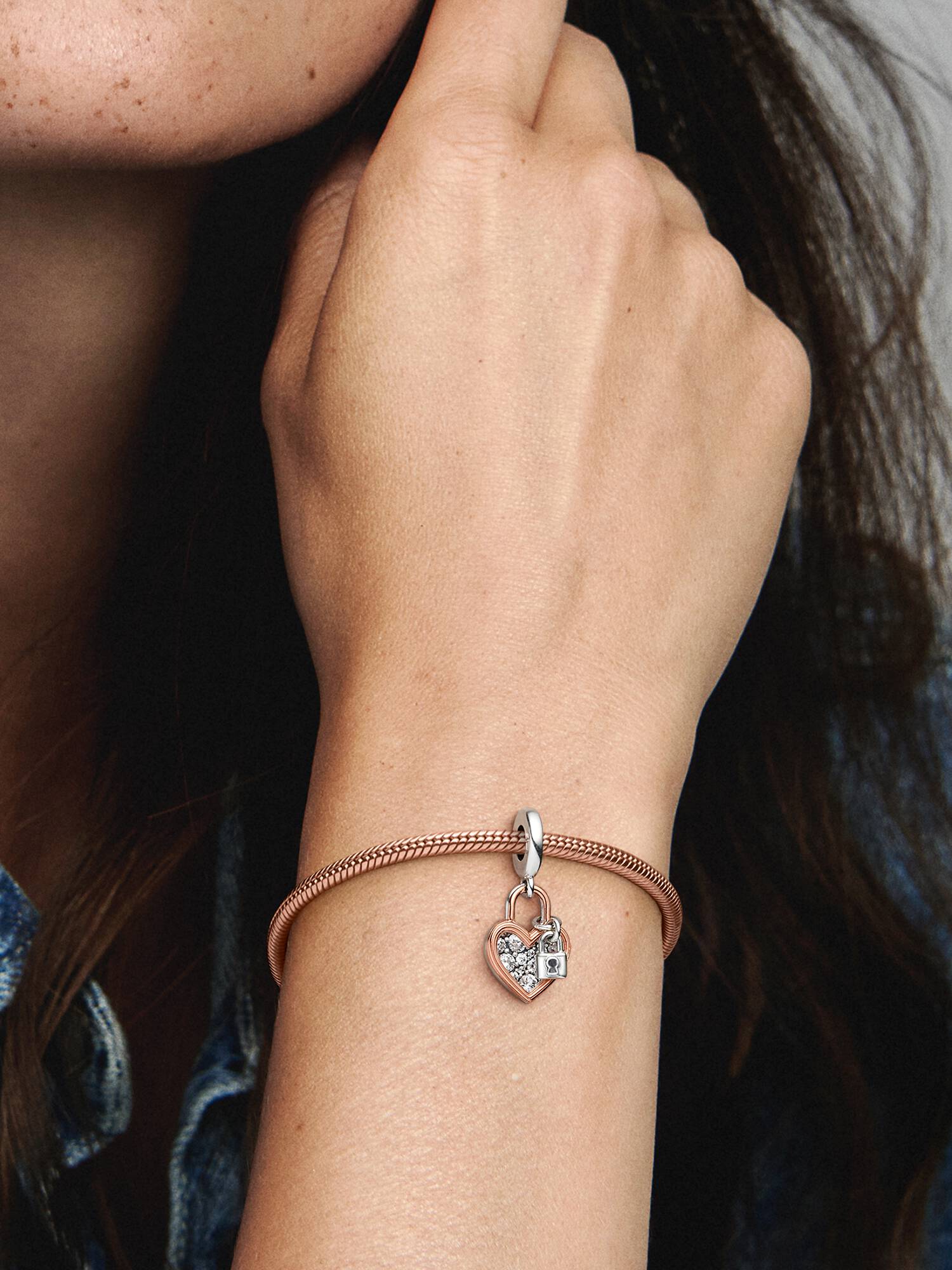 Charm Pendente Lucchetto "Together Always"