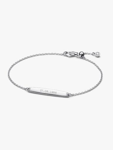 Bracciale con barra da incidere