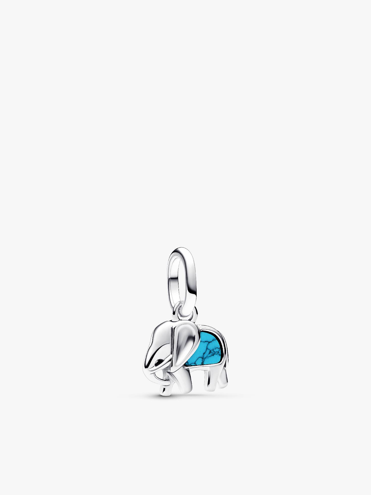 Charm Mini Pendente Elefante Turchese Pandora ME