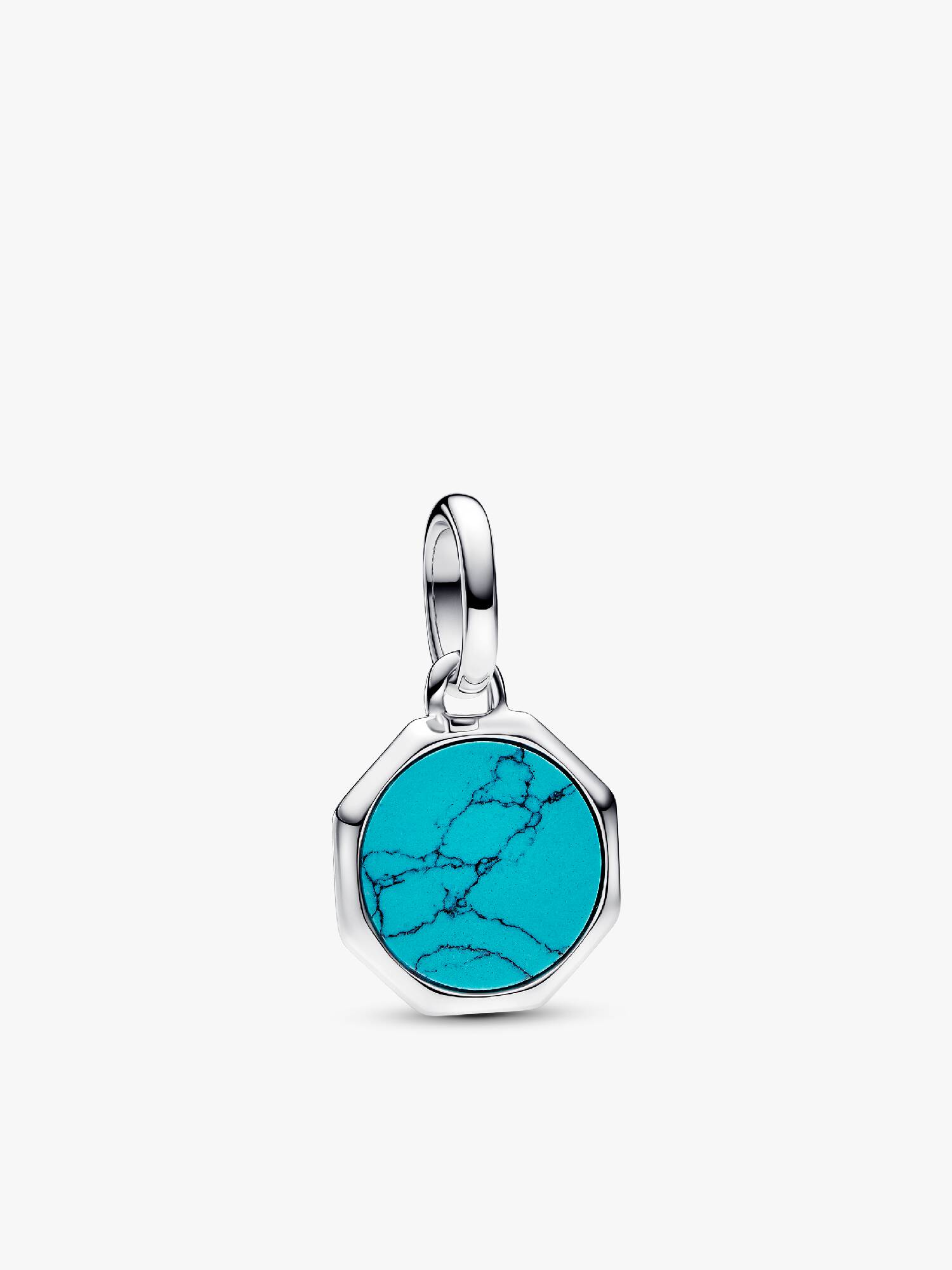 Charm Medallion Mini Turchese da incidere Pandora ME