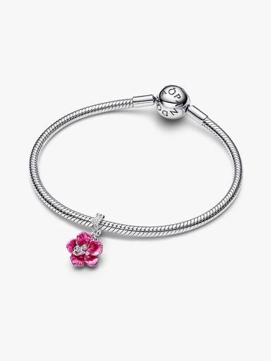 Charm Pendente Fiore di Ibisco