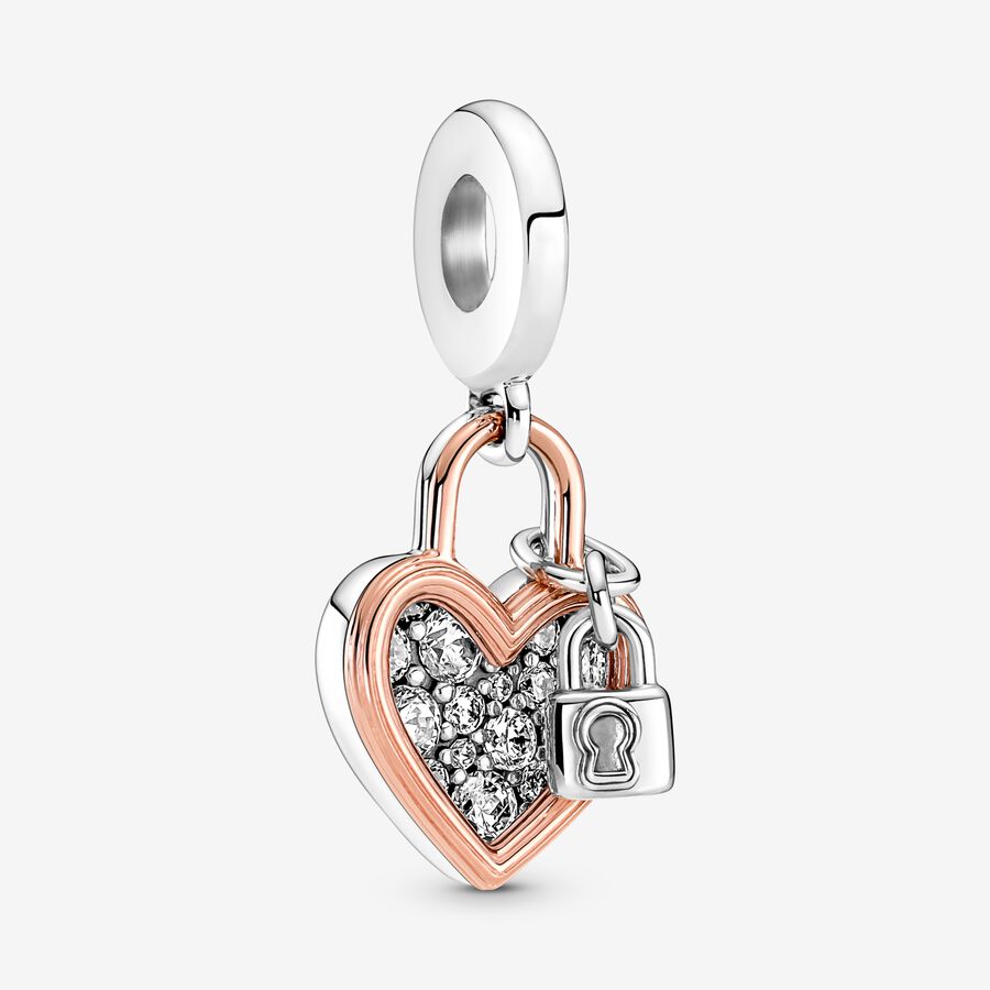 Charm Pendente Lucchetto "Together Always" image number 0