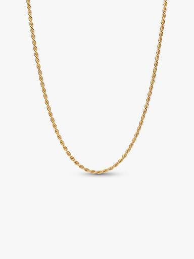 Collana Catenina Corda Intrecciata
