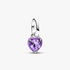 Charm Mini Pendente Purple Chakra Heart Pandora ME Charm Mini Pendente Purple Chakra Heart Pandora ME