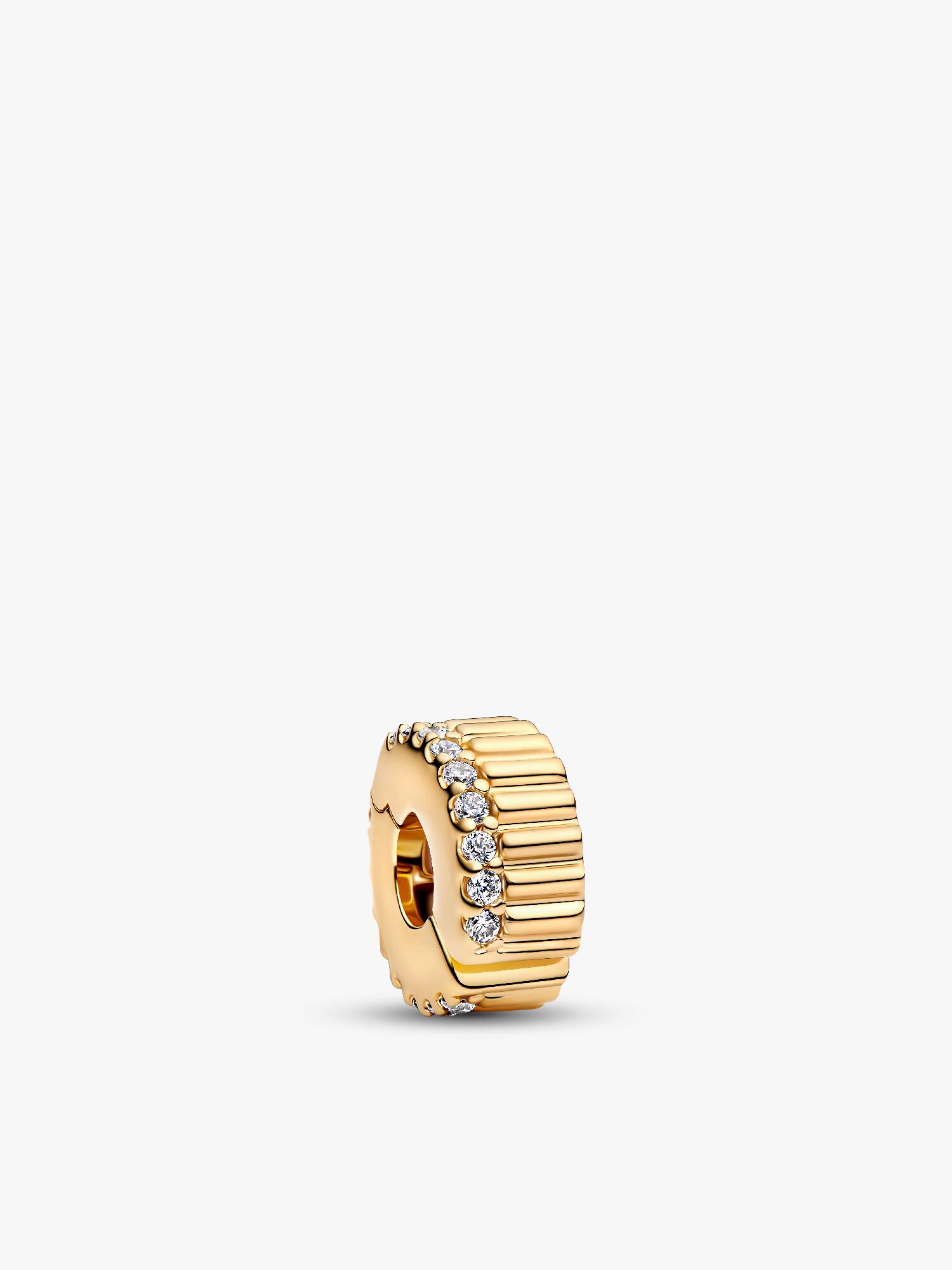 Clip Rigata con Pietre