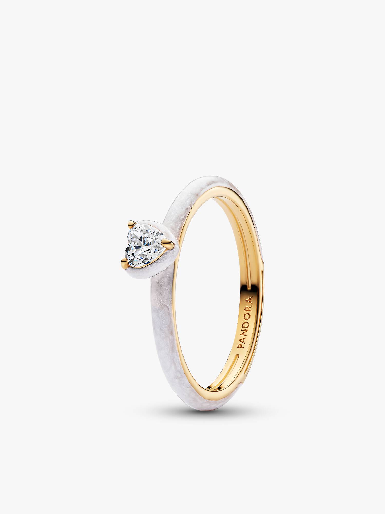 Anello White Chakra Heart Pandora ME