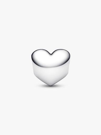 Cuore con Pietra Bianca Madreperla Artificiale Giugno da incidere