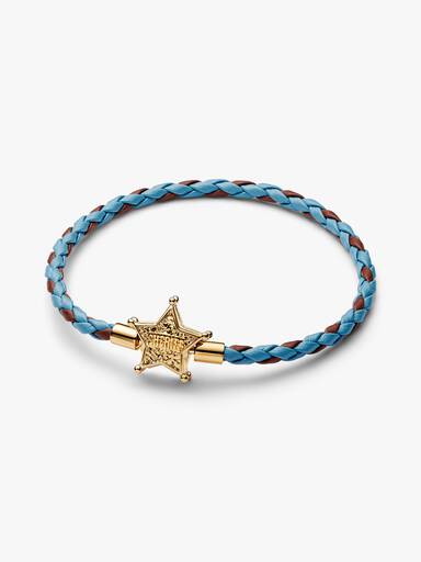 Disney Pixar, Toy Story, Bracciale in Pelle Stella dello Sceriffo