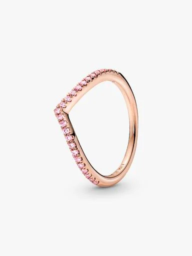 Anello Desiderio Scintillante Rosa