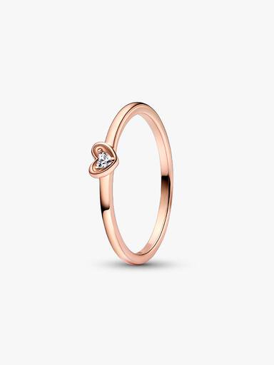 Anello Cuore Splendente