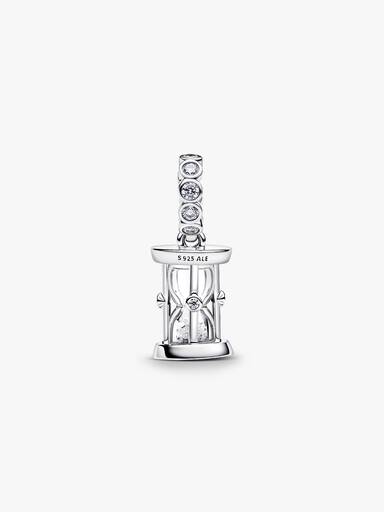 Charm Pendente Clessidra "Time is Precious"