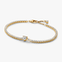 Bracciale Tennis con Cuore in Rilievo Bracciale Tennis con Cuore in Rilievo