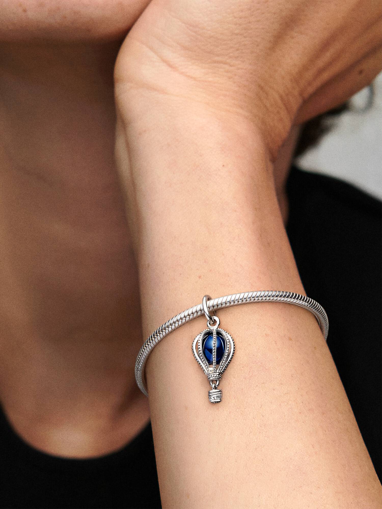 Charm Pendente Mongolfiera Blu