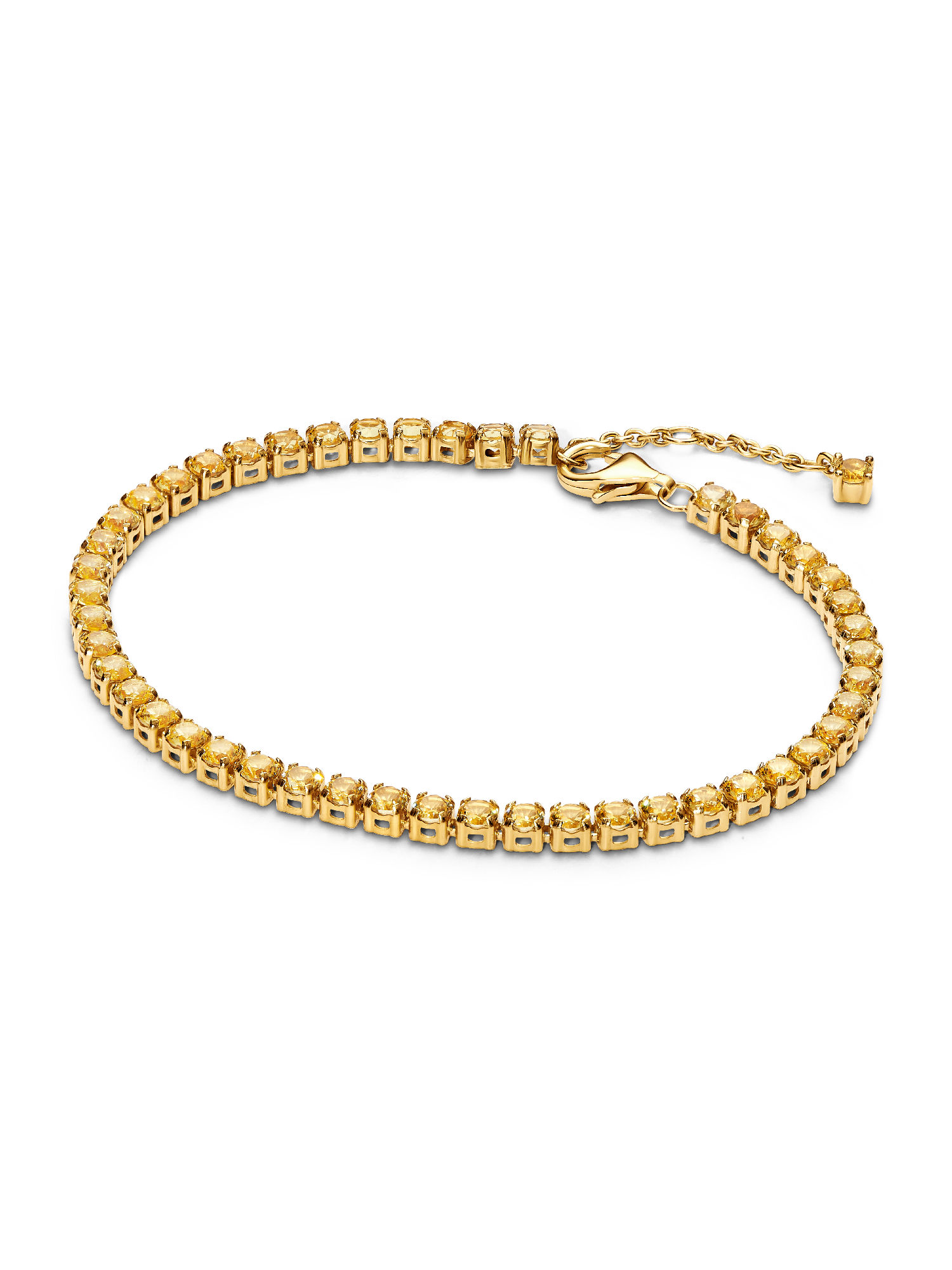 Bracciale Tennis Cristalli Gialli