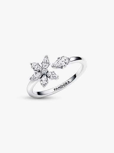 Anello Aperto Herbarium Fiore Luminoso