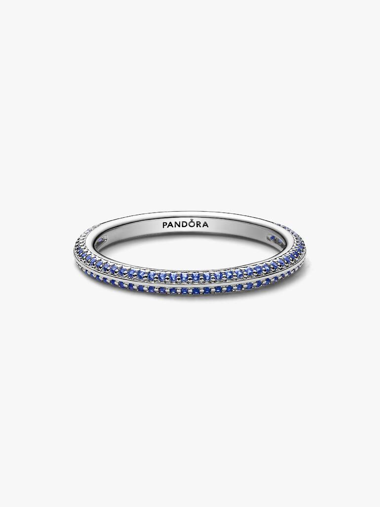 Anello Pietre Luminose Blu Pandora ME