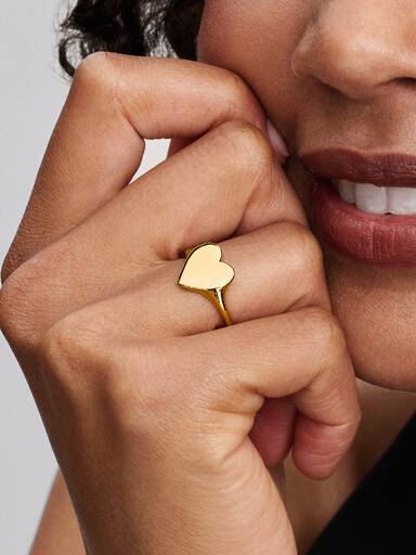 Anello Cuore da incidere