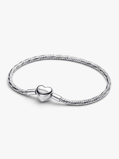 Bracciale Maglia Snake Sfaccettata con Chiusura a Cuore da Incidere