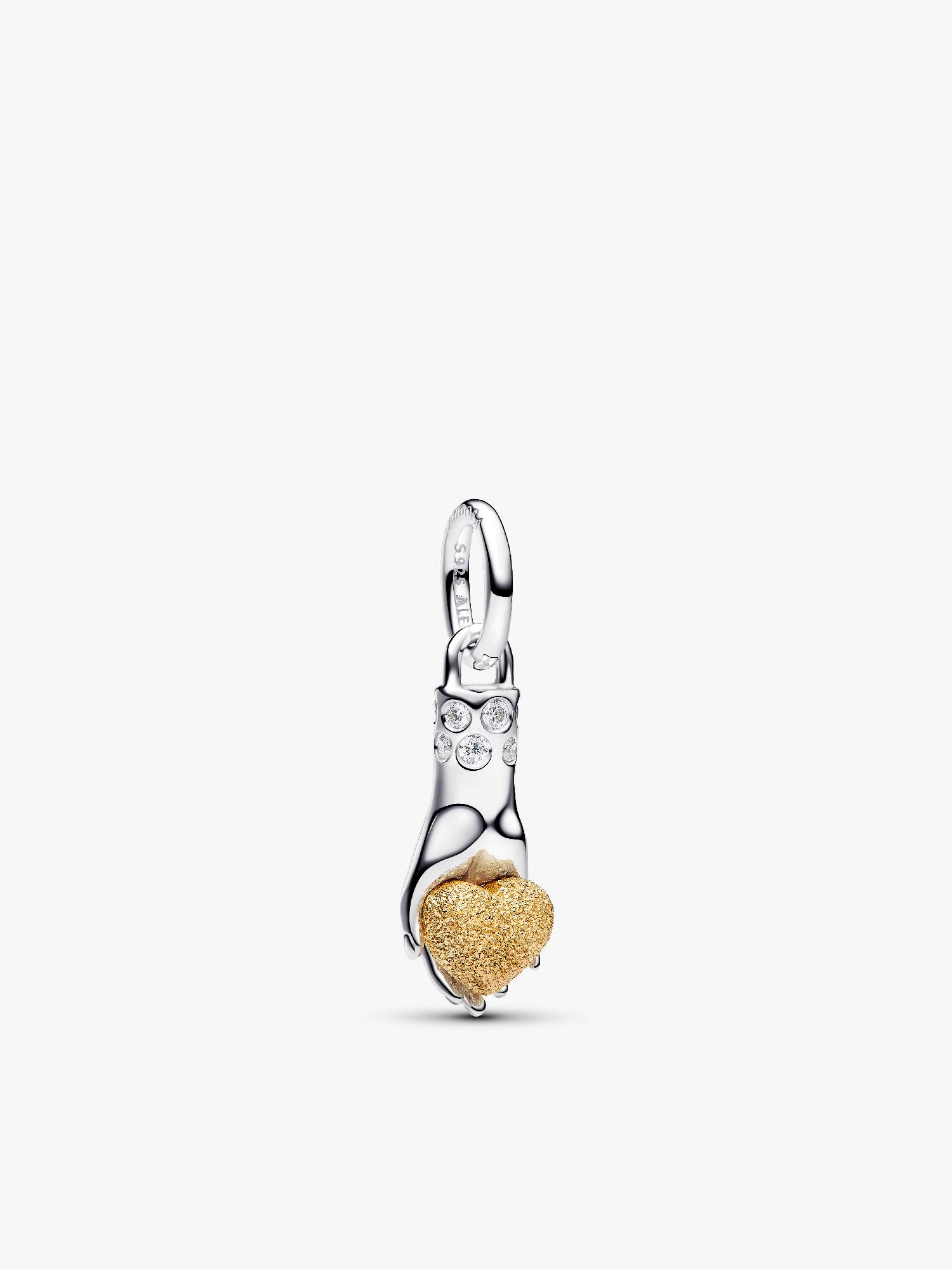 Pat McGrath, Charm Pendente The Hand of Love Bicolore