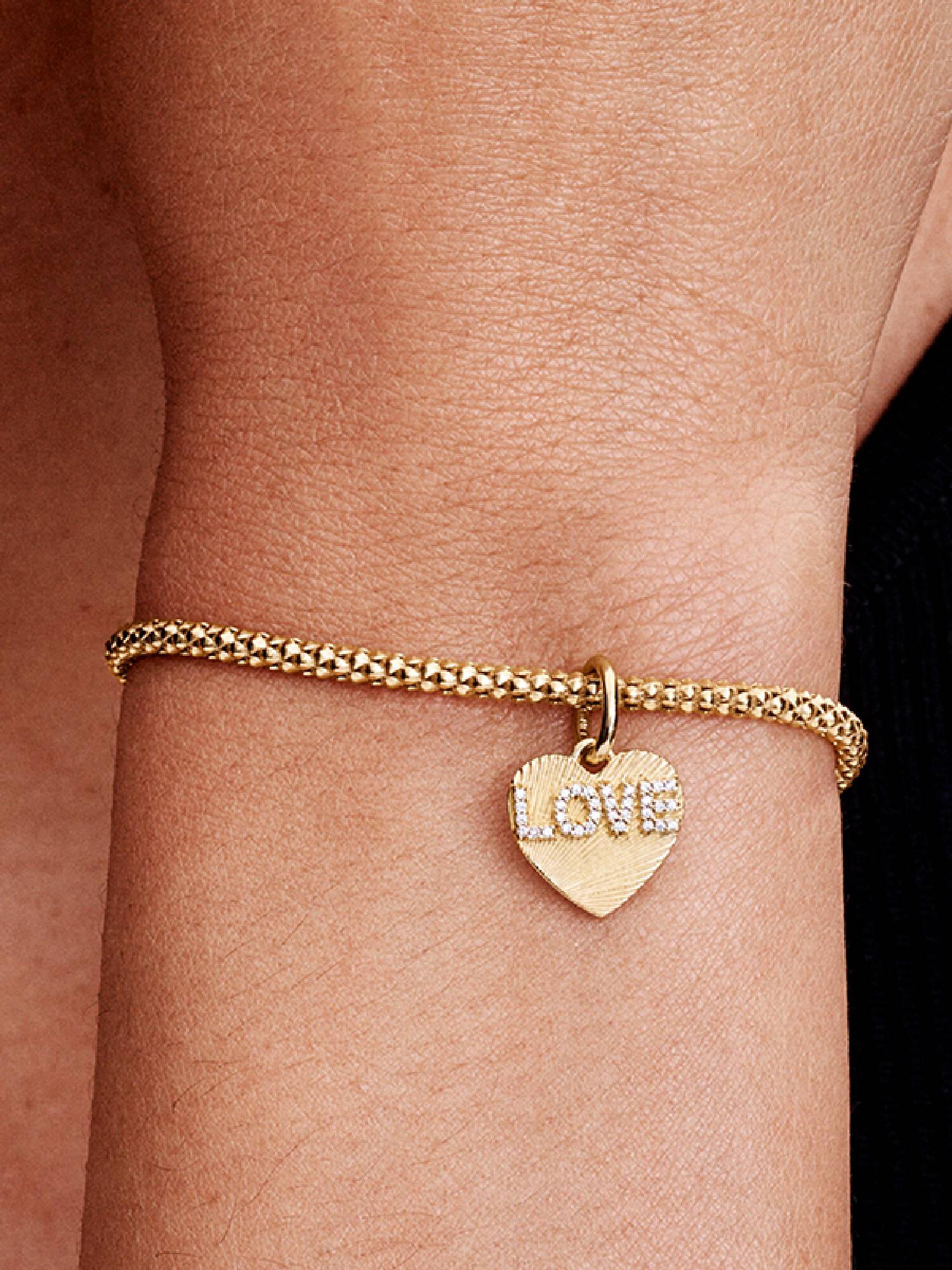 Charm Pendente Cuore "Love" da incidere