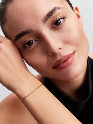 Bracciale Era in oro 14k Catenina Sfere