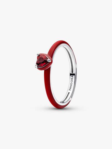 Anello Rosso Chakra Heart Pandora ME