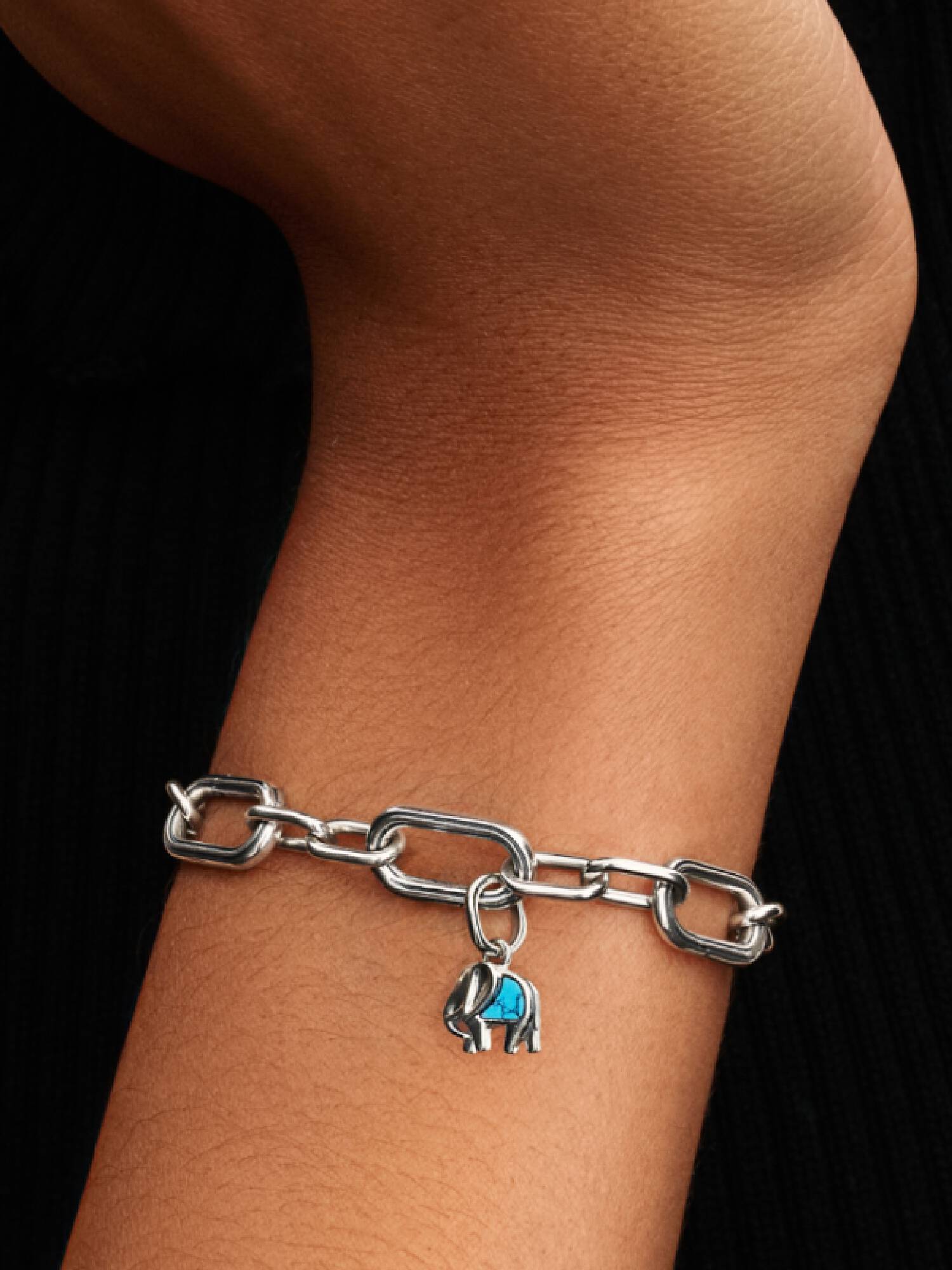 Charm Mini Pendente Elefante Turchese Pandora ME