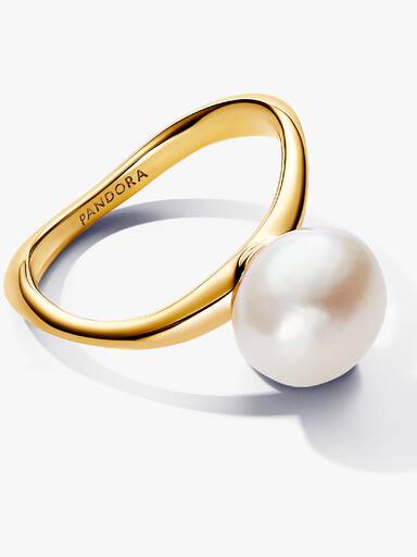 Anello Perla Barocca d’Acqua Dolce Coltivata