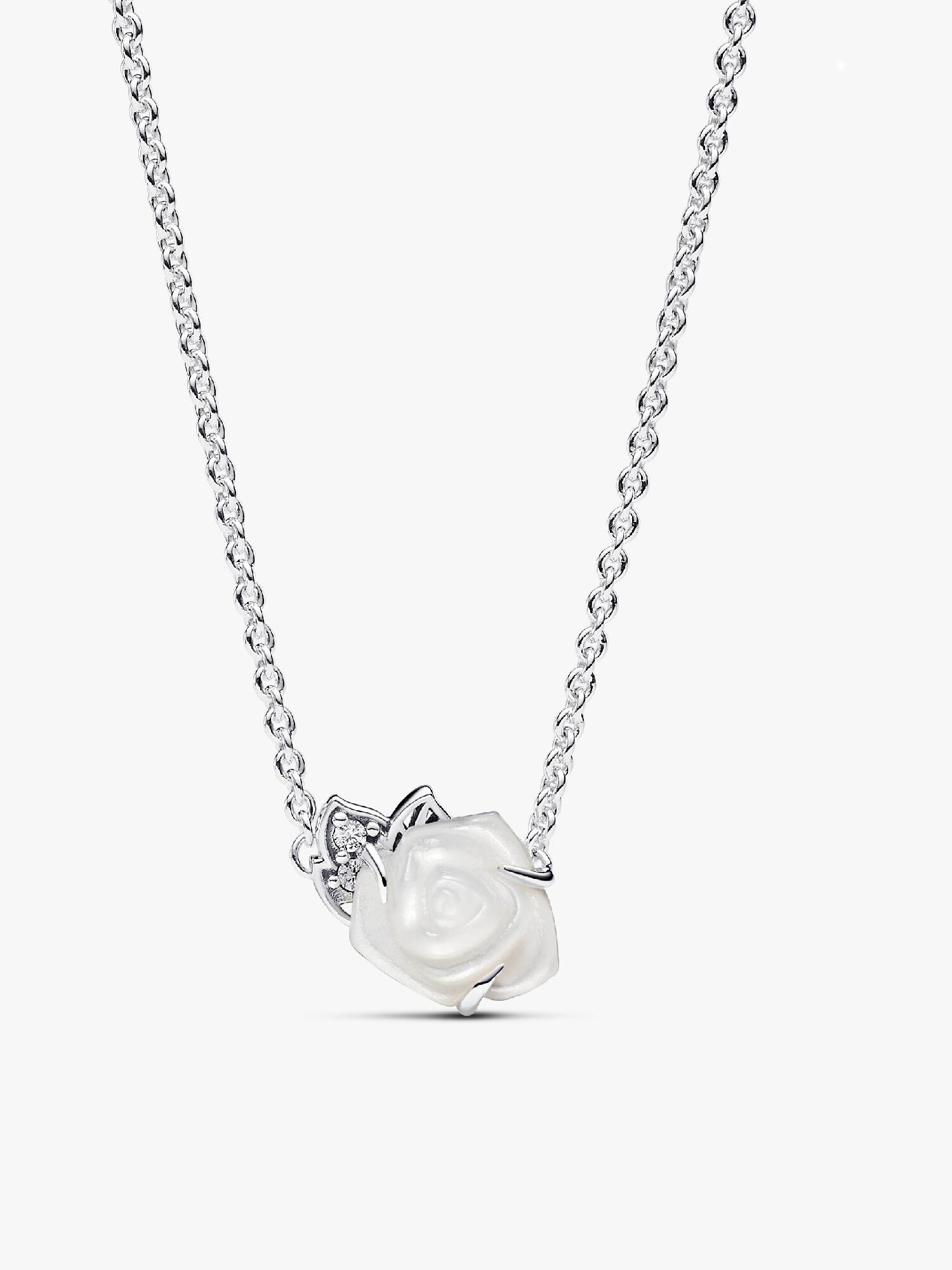 Collana Rosa Bianca