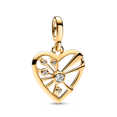 Charm Medallion Heart & Rays Pandora ME