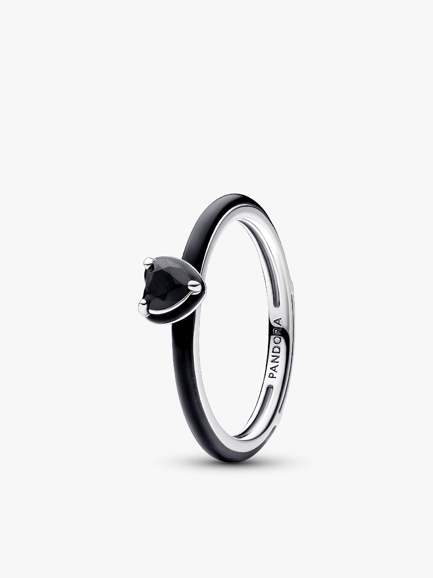 Anello Black Chakra Heart Pandora ME