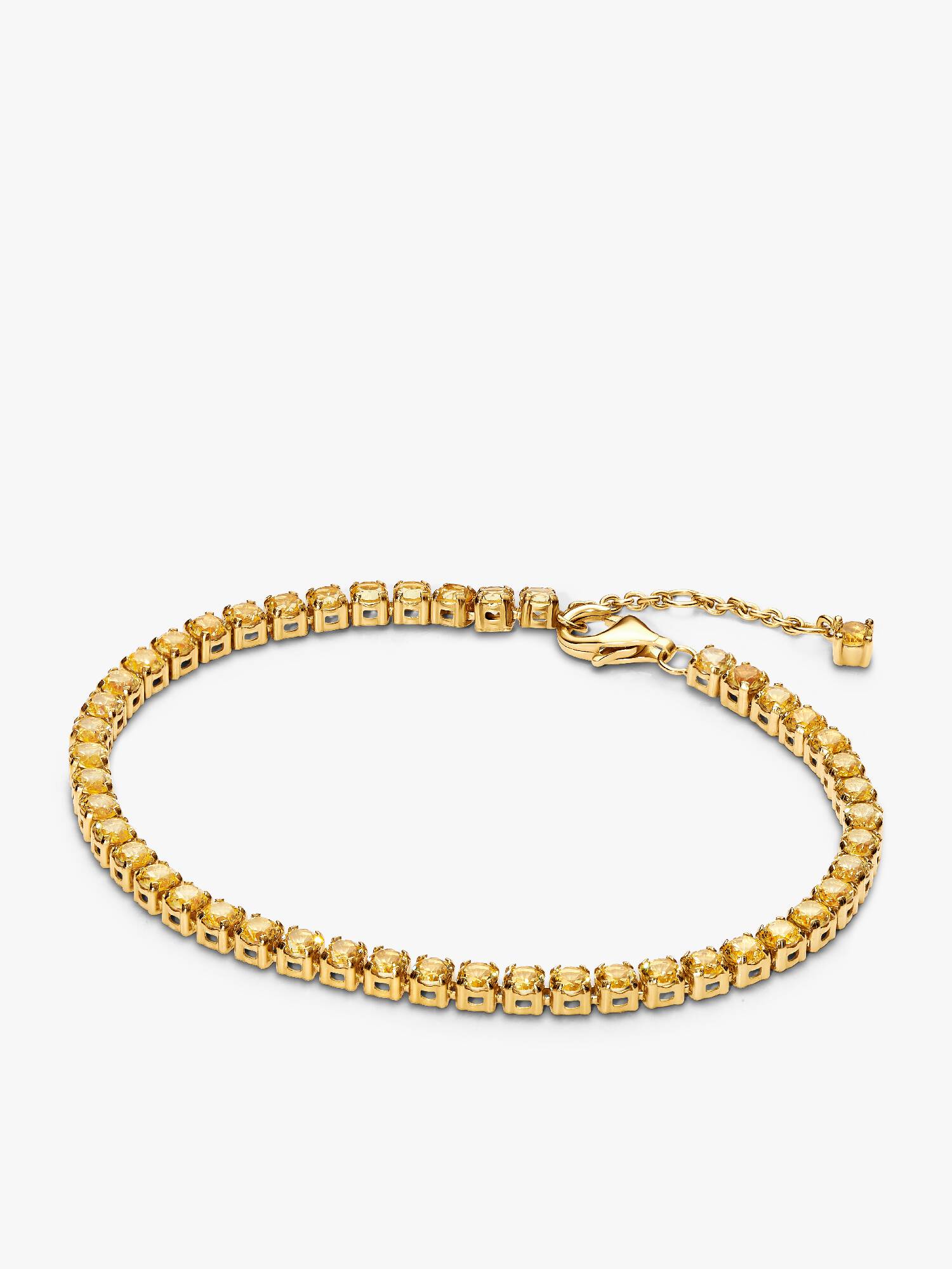 Bracciale Tennis Cristalli Gialli